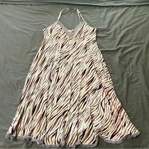 Victoria’s Secret zebra print chemise